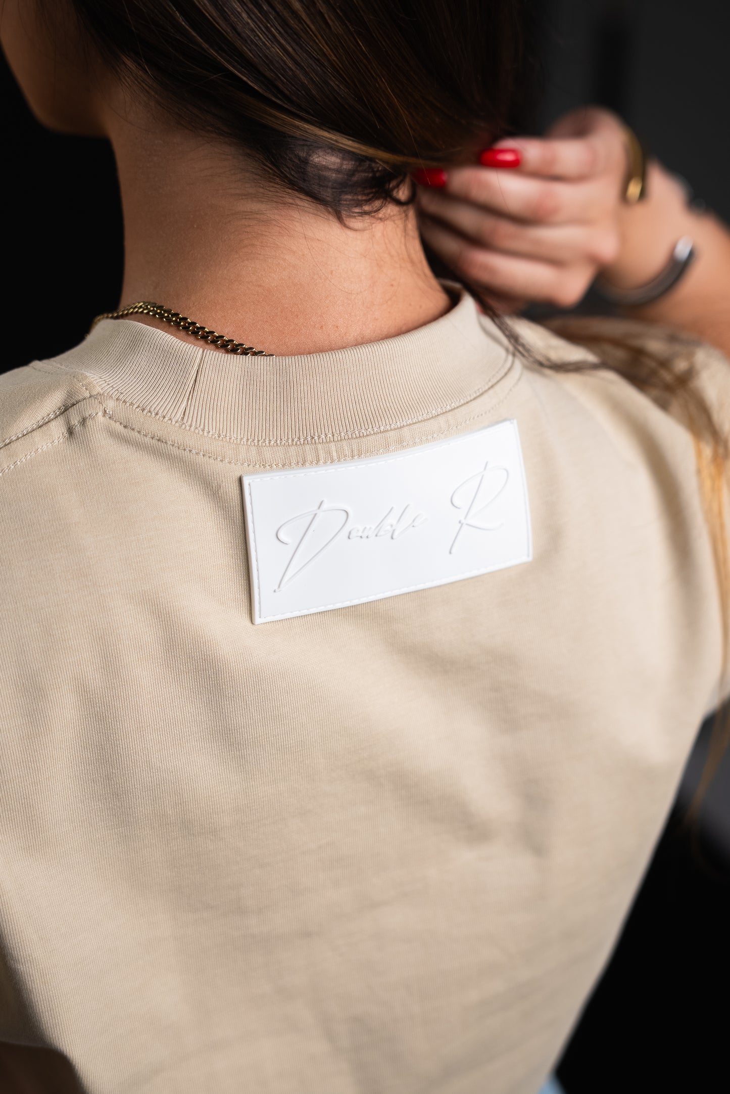 “peachy beige” CROP TOP