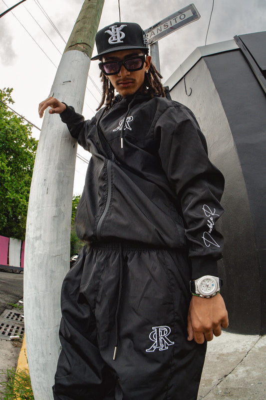 “BLACK R” TRACK JACKET
