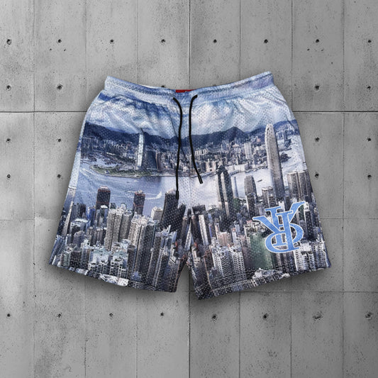 “city blue” SHORTS