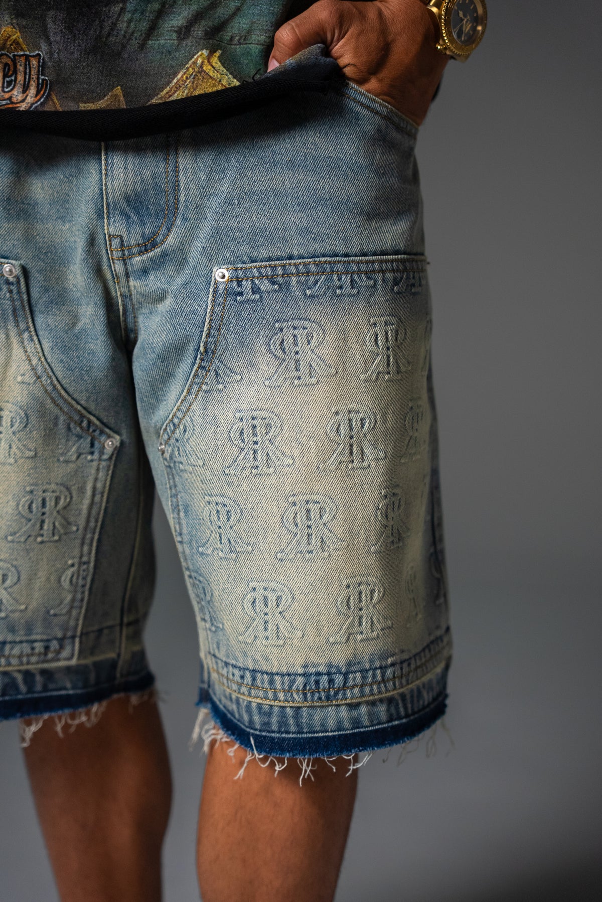 “patteRRn Jorts” SHORTS