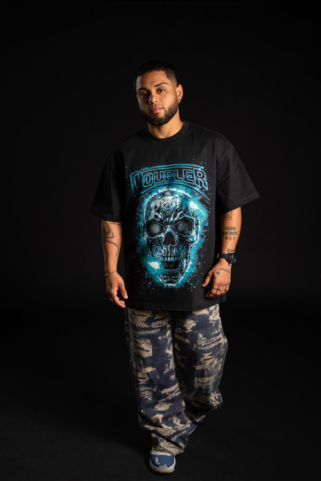 “aqwa skull” T-SHIRT