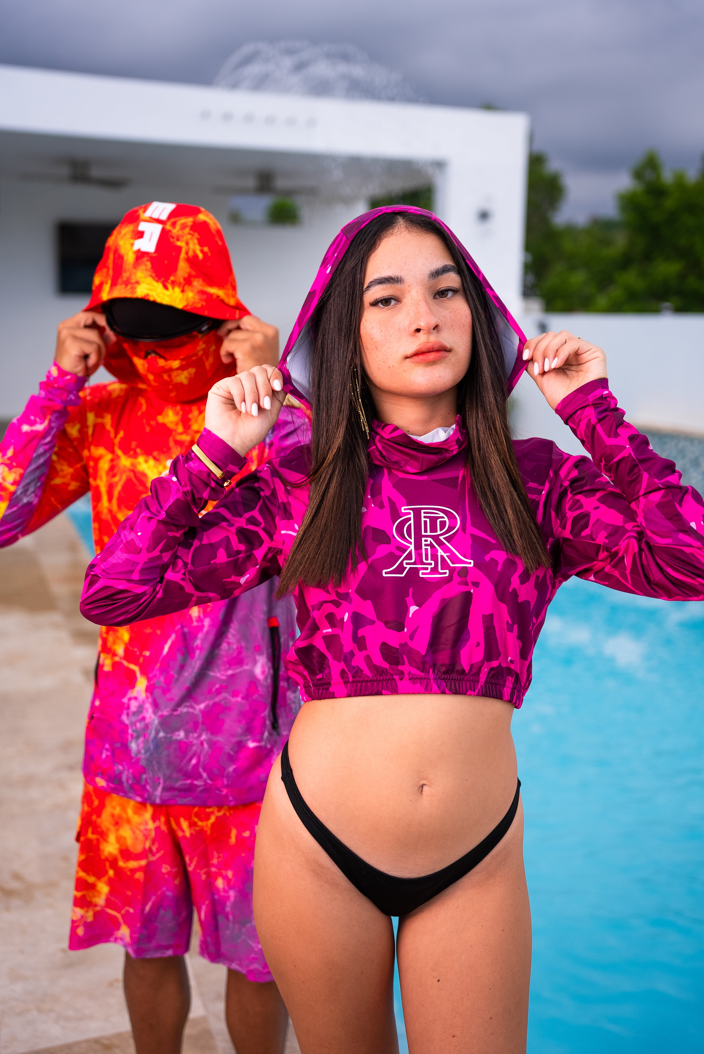 “beveRRly “CROP RASHGUARD