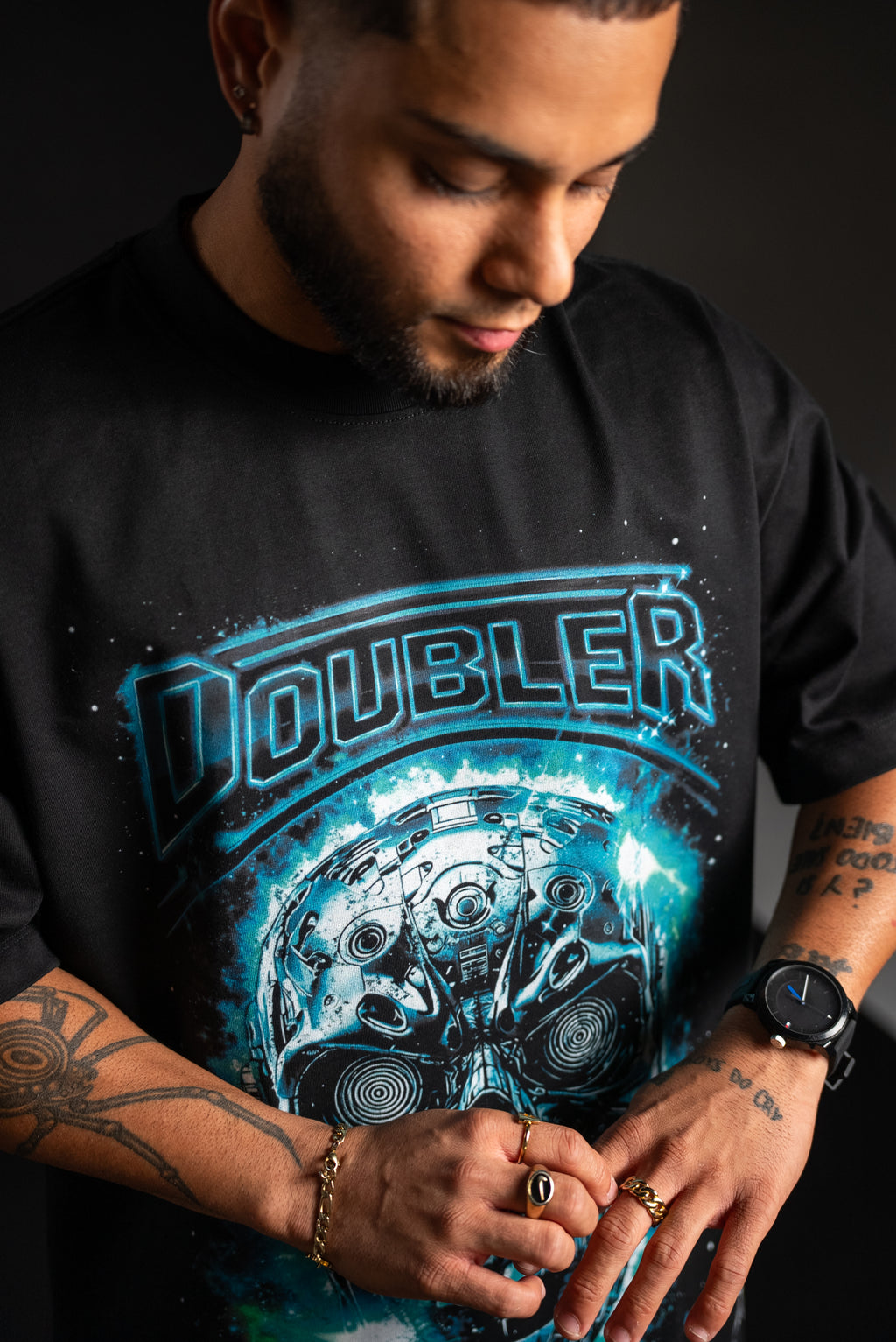 “aqwa skull” T-SHIRT
