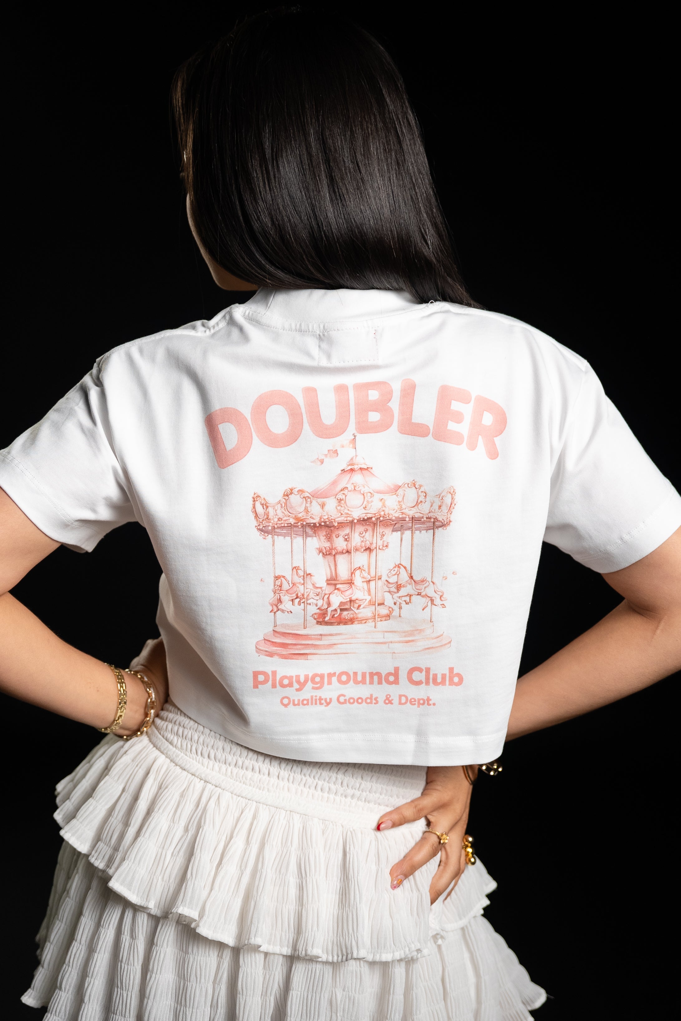 “playgRRound club” CROP TOP