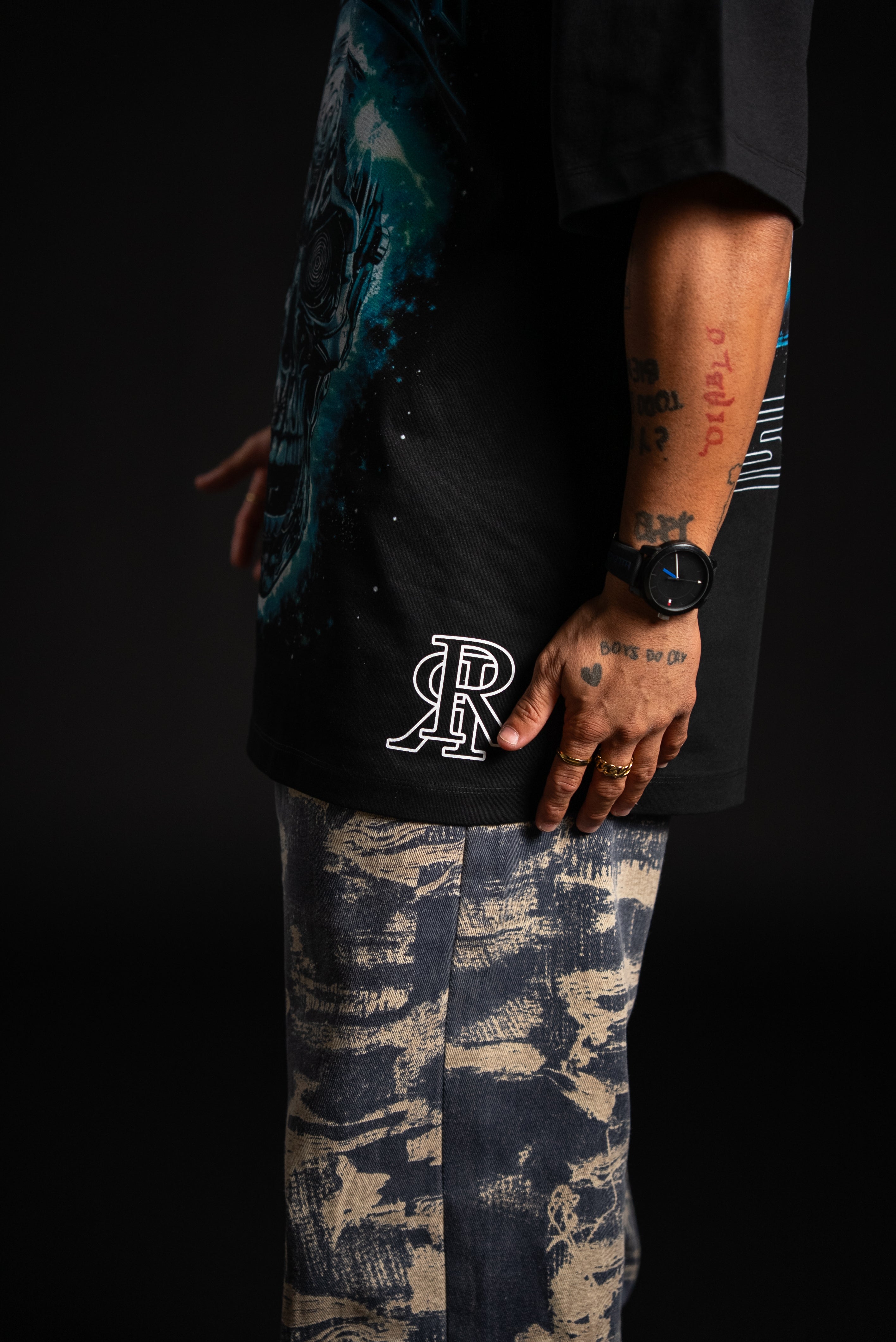 “aqwa skull” T-SHIRT