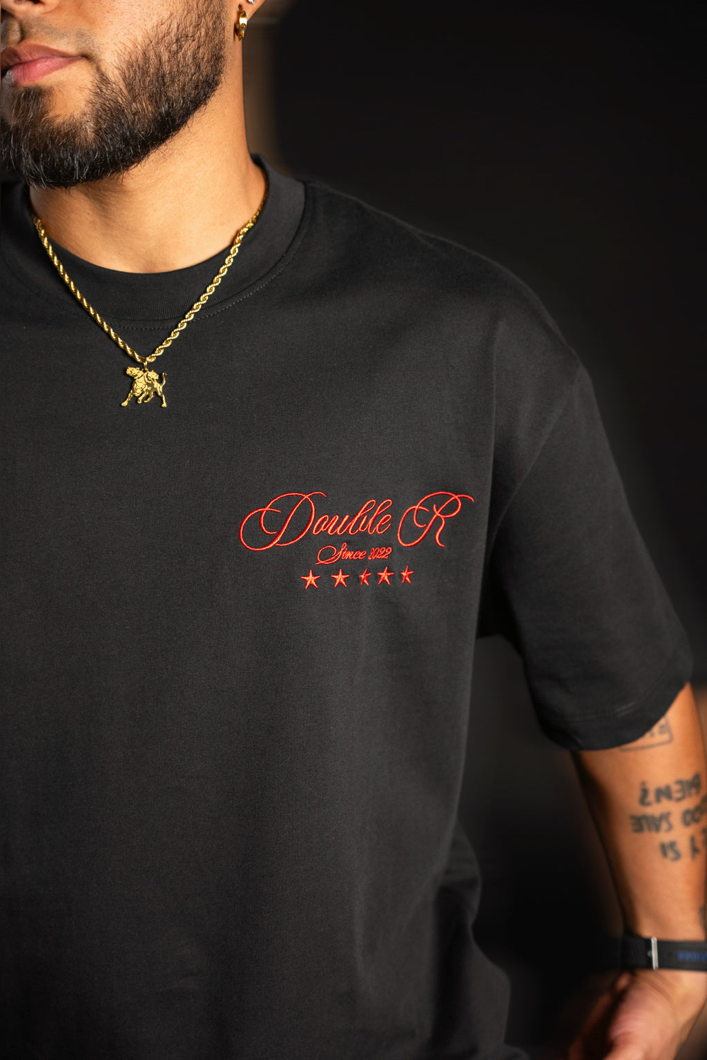 “RRed line” FIVE STARRS T-SHIRT
