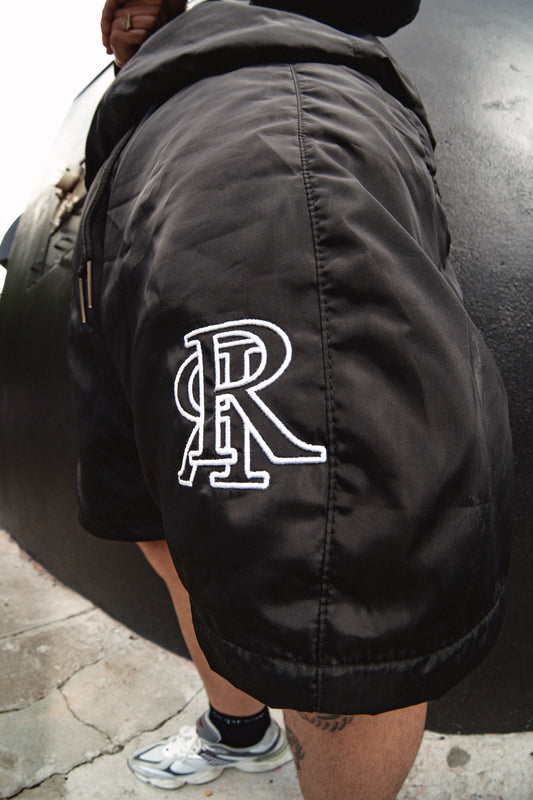 “BLACK R” SHORTS